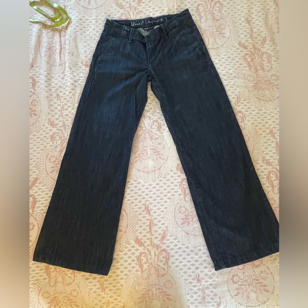 Women’s Levi’s Capital E Low Rise, Wide Leg Jeans, 28